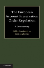 The European Account Preservation Order Regulation - ISBN 9781107183483