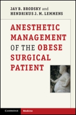 Anesthetic Management of the Obese Surgical Patient - ISBN 9781107603332
