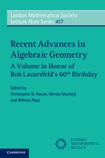Recent Advances in Algebraic Geometry - ISBN 9781107647558