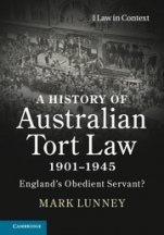 A History of Australian Tort Law 1901?1945 - ISBN 9781108423311
