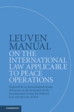 Leuven Manual on the International Law Applicable to Peace Operations - ISBN 9781108424981