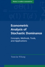 Econometric Analysis of Stochastic Dominance - ISBN 9781108472791