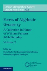 Facets of Algebraic Geometry - ISBN 9781108792516