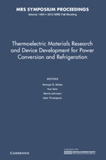 Thermoelectric Materials Research and Device Development for Power Conversion and Refrigeration - ISBN 9781605114675