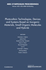 Photovoltaic Technologies, Devices and Systems Based on Inorganic Materials, Small Organic Molecules and Hybrids - ISBN 9781605114705