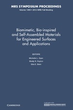 Biomimetic, Bio-inspired and Self-Assembled Materials for Engineered Surfaces and Applications - ISBN 9781605114750