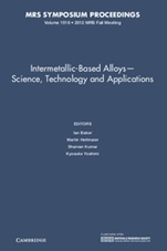 Intermetallic-Based Alloys - Science, Technology and Applications - ISBN 9781605114934