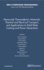 Nanoscale Thermoelectric Materials: Thermal and Electrical Transport, and Applications to Solid-State Cooling and Power Generation - ISBN 9781605115207