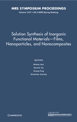 Solution Synthesis of Inorganic Functional Materials - Films, Nanoparticles, and Nanocomposites - ISBN 9781605115245