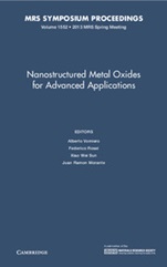 Nanostructured Metal Oxides for Advanced Applications - ISBN 9781605115290