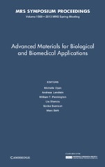 Advanced Materials for Biological and Biomedical Applications - ISBN 9781605115467