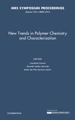 New Trends in Polymer Chemistry and Characterization - ISBN 9781605115900