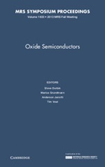 Oxide Semiconductors - ISBN 9781605116105