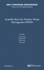 Scientific Basis for Nuclear Waste Management XXXVIII - ISBN 9781605117218