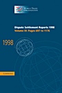 Dispute Settlement Reports 1998 - ISBN 9780521783286