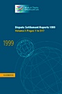 Dispute Settlement Reports 1999 - ISBN 9780521803205