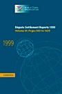 Dispute Settlement Reports 1999 - ISBN 9780521803229