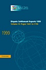 Dispute Settlement Reports 1999 - ISBN 9780521803236
