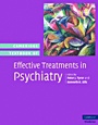 Cambridge Textbook of Effective Treatments in Psychiatry - ISBN 9780521842280