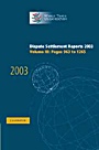 Dispute Settlement Reports 2003 - ISBN 9780521857352