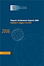 Dispute Settlement Reports 2006 - ISBN 9780521896542