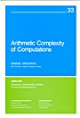 Arithmetic Complexity of Computations - ISBN 9780898711639