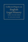 Collected Papers on English Legal History 3 Volume Set - ISBN 9781107020436