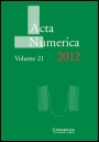 Acta Numerica 2012 - ISBN 9781107026155