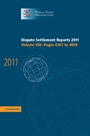 Dispute Settlement Reports 2011 - ISBN 9781107033740
