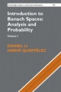 Introduction to Banach Spaces: Analysis and Probability - ISBN 9781107160514