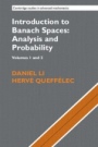 Introduction to Banach Spaces: Analysis and Probability 2 Volume Hardback Set (Series Numbers 166-167) - ISBN 9781107162631