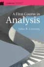 A First Course in Analysis - ISBN 9781107173149