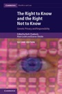 The Right to Know and the Right Not to Know - ISBN 9781107429796