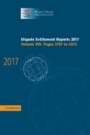 Dispute Settlement Reports 2017 - ISBN 9781108482875