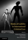 Modes of Liability in International Criminal Law - ISBN 9781108492171