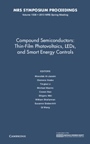 Compound Semiconductors - ISBN 9781605115153