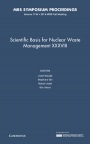Scientific Basis for Nuclear Waste Management XXXVIII - ISBN 9781605117218