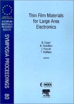 Thin Film Materials for Large Area Electronics - ISBN 9780080436074