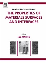 The Concise Encyclopedia of the Properties of Materials Surfaces and Interfaces - ISBN 9780080548111