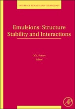 Emulsions: Structure, Stability and Interactions - ISBN 9780120884995