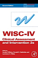 WISC-IV Clinical Assessment and Intervention - ISBN 9780123736260