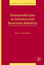 Macromolecules in Solution and Brownian Relativity - ISBN 9780123739063