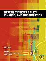 Health Systems Policy, Finance, and Organization - ISBN 9780123750877