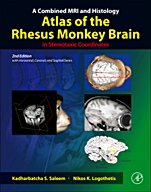 A Combined MRI and Histology Atlas of the Rhesus Monkey Brain in Stereotaxic Coordinates - ISBN 9780123850874