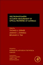 Spectrophotometry: Accurate Measurement of Optical Properties of Materials - ISBN 9780123860224