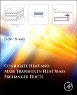 Conjugate Heat and Mass Transfer in Heat Mass Exchanger Ducts - ISBN 9780124077829