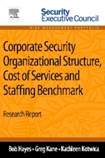 Corporate Security Organizational Structure, Cost of Services and Staffing Benchmark: Research Report - ISBN 9780124170025