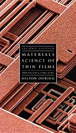 Materials Science of Thin Films - ISBN 9780125249751