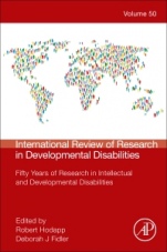 International Review of Research in Developmental Disabilities: Fifty Years of Research in Intellectual and Developmental Disabilities - ISBN 9780128047866