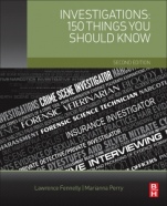 Investigations: 150 Things You Should Know - ISBN 9780128094860